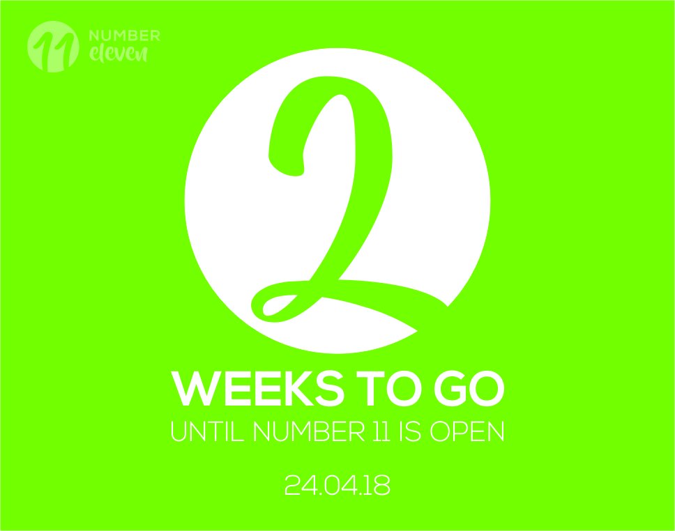 After months and months of hard work, in just two weeks Number 11 will be opening it's doors for the first time.