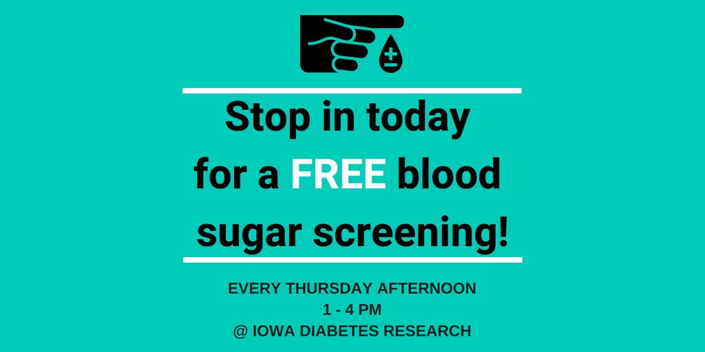 Iowa Diabetes Research (formerly IDERC) tweet media