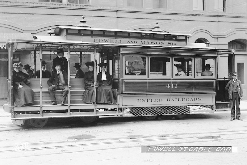 The Powell-Mason cable car's been running for 130 years! It's the world’s oldest continuously operating cable car line. #TBT #SF #powellstreet <a href="/sfmta_muni/">SFMTA</a>