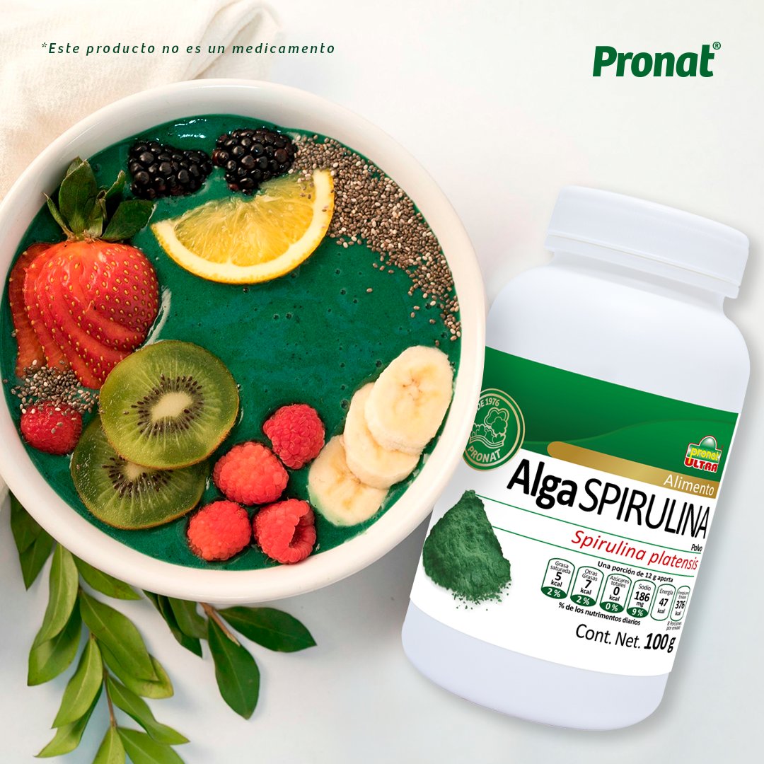 pronatultra's tweet image. Puedes Adquirir Alga #Spirulina en #Linio, Aquí te compartimos la liga: linio.com.mx/p/alga-espirul… #Spirulina
Ficha Técnica: on.fb.me/1QjbFGl