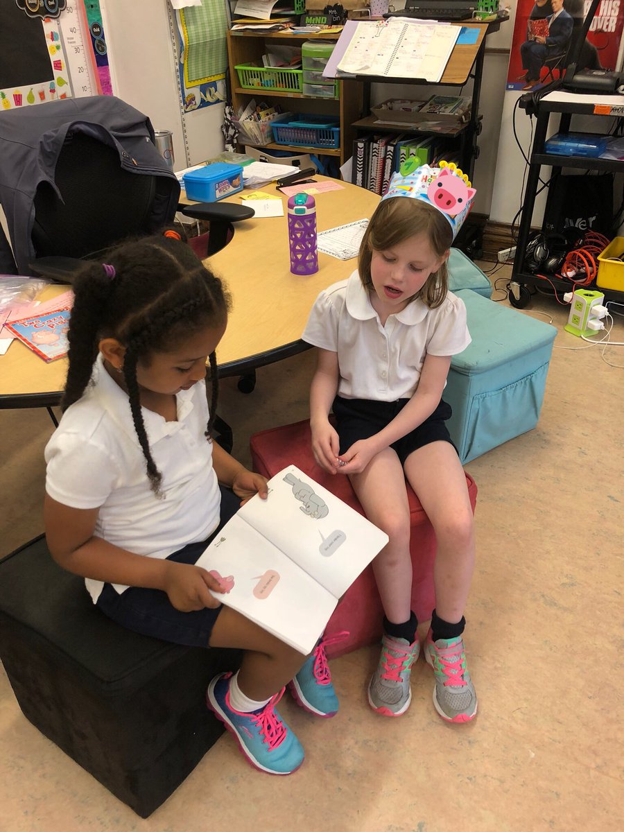 MrsTobinTweets's tweet photo. 🐘 and 🐷 books by @MoWillems are great for practicing our expression while reading and finding the lesson in a book. We wrote “fortunes” for each book to share the lessons we learned. https://t.co/oD6VEB3wiS