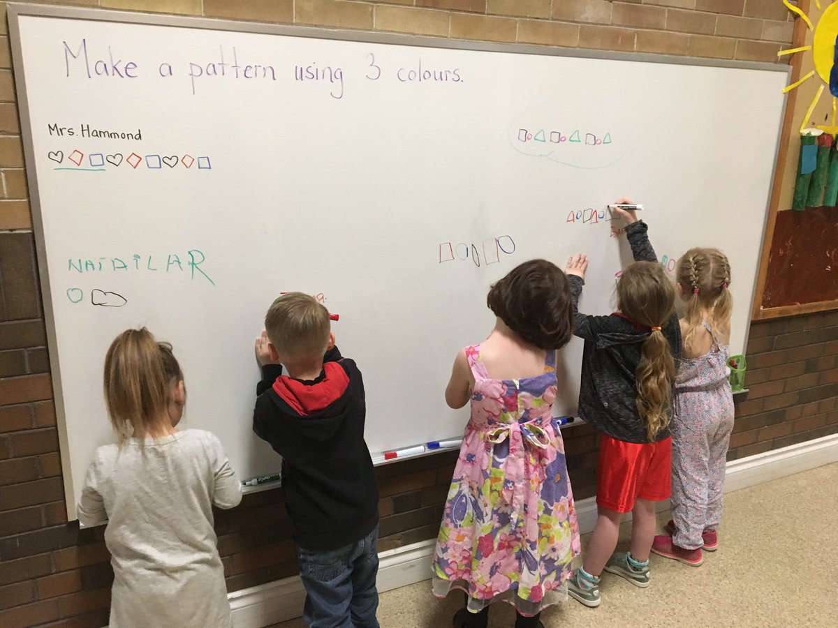 PrincipalFraser's tweet photo. FDK hard at work! #mathinthehallway @MajorBallachey https://t.co/m4cVISX7FV