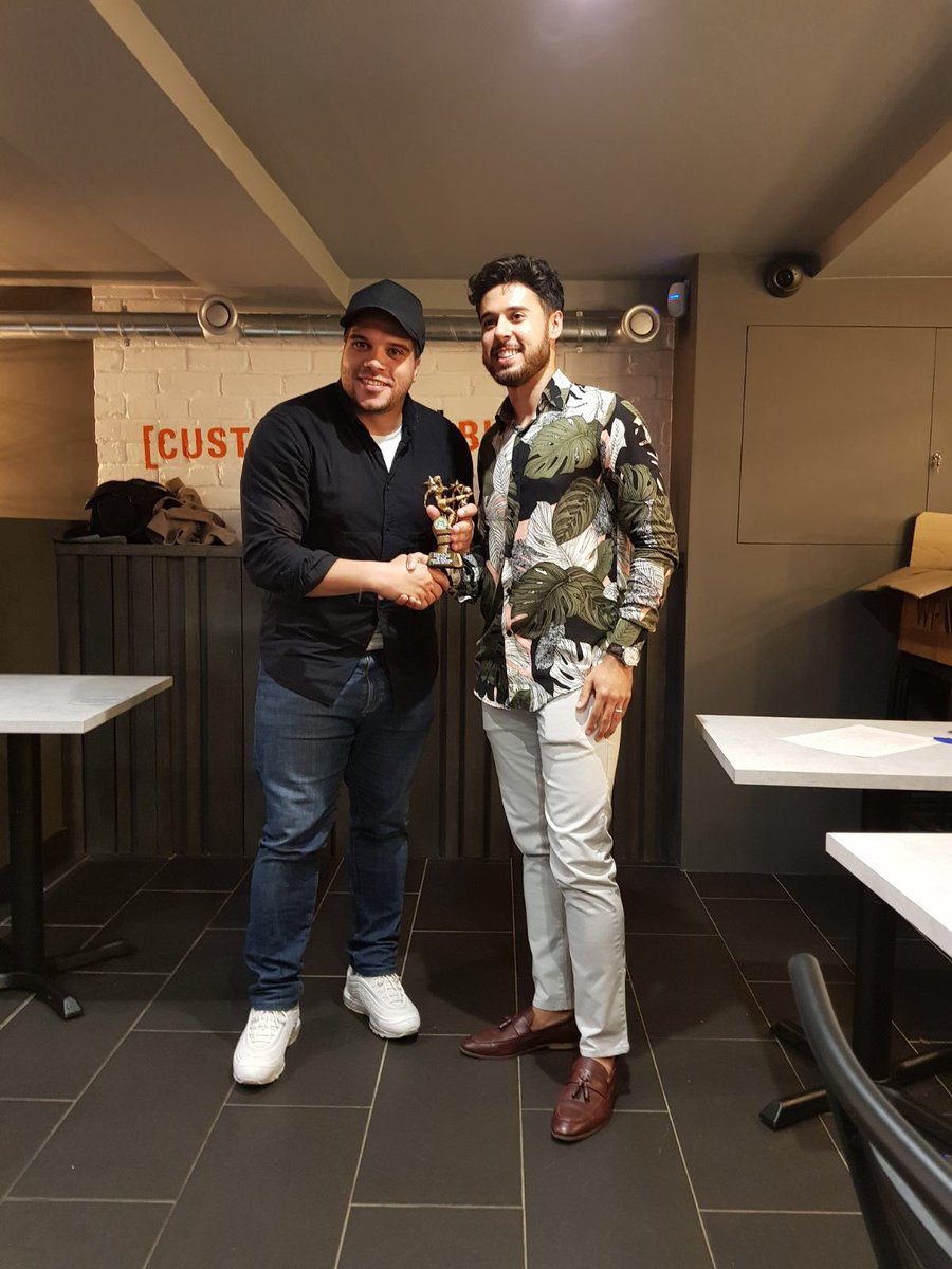 KitroomFC's tweet image. The adults awards wrapped up the night with Mark Makeri scooping 3 awards, @tommmmmmmc, @Superjcummins, James Blake, James Henry and @MadadiJamshid completing it! @EleLeague @EssexCountyFA @EssexAllianceFL @builtburgers1