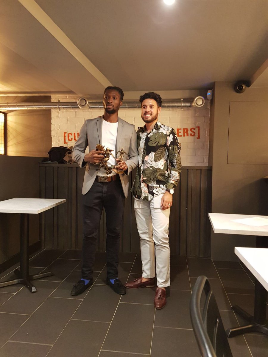 KitroomFC's tweet image. The adults awards wrapped up the night with Mark Makeri scooping 3 awards, @tommmmmmmc, @Superjcummins, James Blake, James Henry and @MadadiJamshid completing it! @EleLeague @EssexCountyFA @EssexAllianceFL @builtburgers1