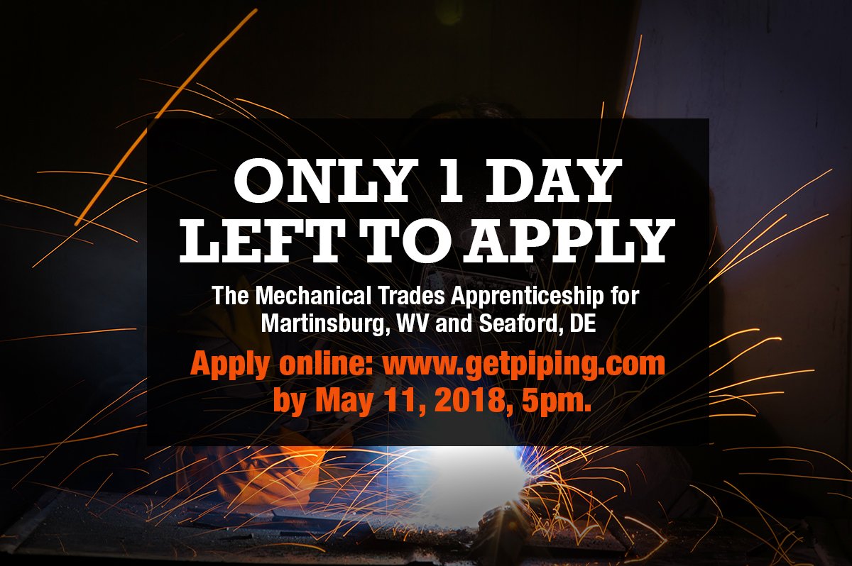 ualocal486's tweet photo. MARTINSBURG, WEST VIRGINIA APPRENTICESHIP SCHOOL
Earn While You Learn. Total Package: $45K+ first year while learning, $117K+ upon graduation. Apply online: https://t.co/FP85kCS70P      

#graduates #skilledtrades #jobs #CareerChange 
#hvac #welder #plumber https://t.co/LZGLKQOl72