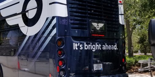 MassTransitmag's tweet photo. The paradigm for mobility is shifting and #transit is leading into the future with electrification, data, #autonomous operation and partnerships. #APTABus18 https://t.co/LsYNYaK9tg @JeffreyBrandes @gabe_klein @UrbanEngineers @GoHART @APTA_info @JTAFLA https://t.co/PD9G36jqcd