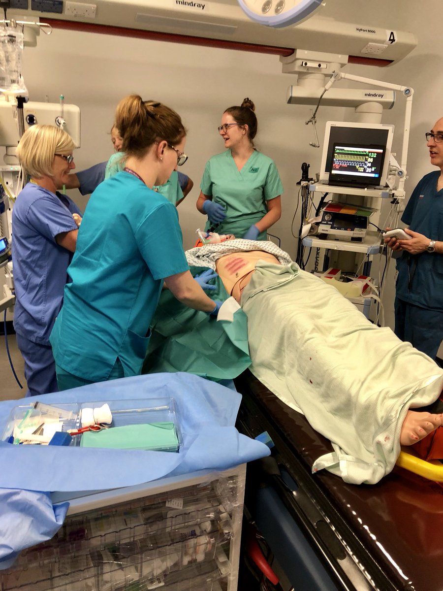 Airedale_ED's tweet photo. Superb MDT Major Trauma #Sim this afternoon. So much learning ๐๐ป#TraumaTeam #HandsOffHandover #MajorHaemorrhagePathway #RSIchecklist #Sort&Send #TimeCriticalTransfer #Leadership #Followership #Teamwork #ComplexDecisions @AiredaleNHSFT @WYorksMTN https://t.co/eOgn9xrlLA