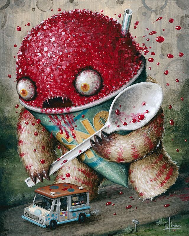 Enjoy this heat ,with a Snow Cone !🍧🍧😈💀💀💋💋