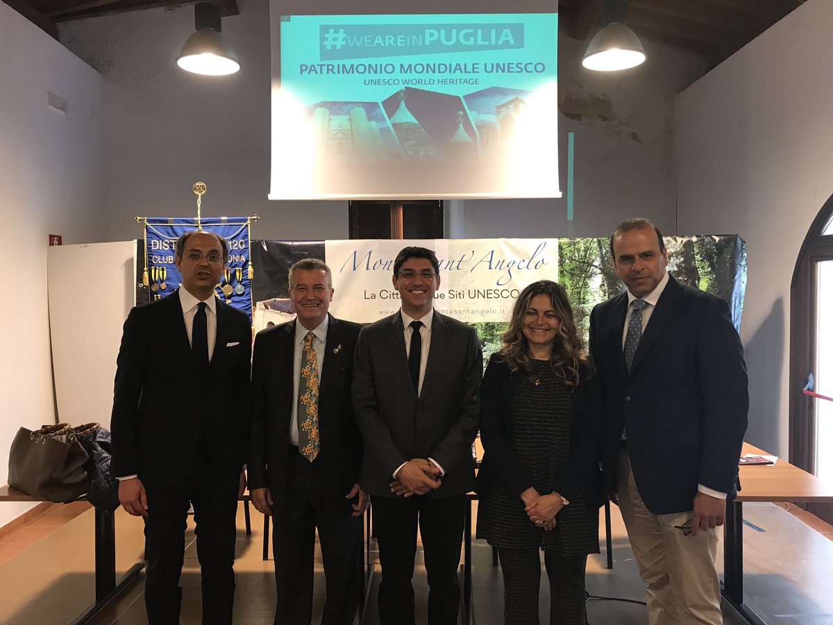 #Michael2018 A #MonteSantAngelo la presentazione del progetto #SorelleUnesco,la rete tra i Siti <a href="/ItalyatUNESCO/">Italy at UNESCO</a> di #Puglia e #Basilicata con #Andria #Alberobello e #Matera #Matera2019