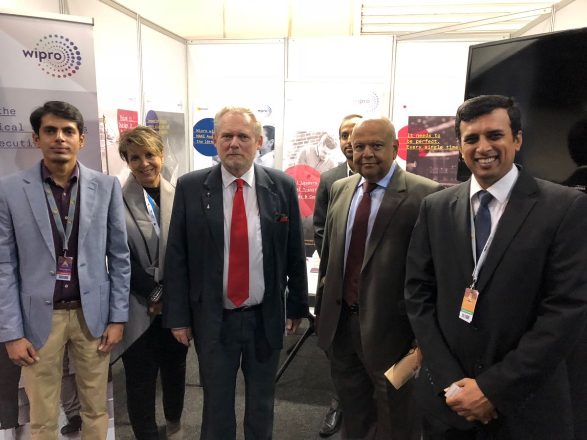 Wipro's tweet photo. Recently participated in the first ever India-South Africa Business Summit 2018 in Johannesburg. The event highlighted the increasing bilateral trade between India & #SouthAfrica. #IndSA18 https://t.co/zvICTgoNQ3 https://t.co/O6OZAPwRGV