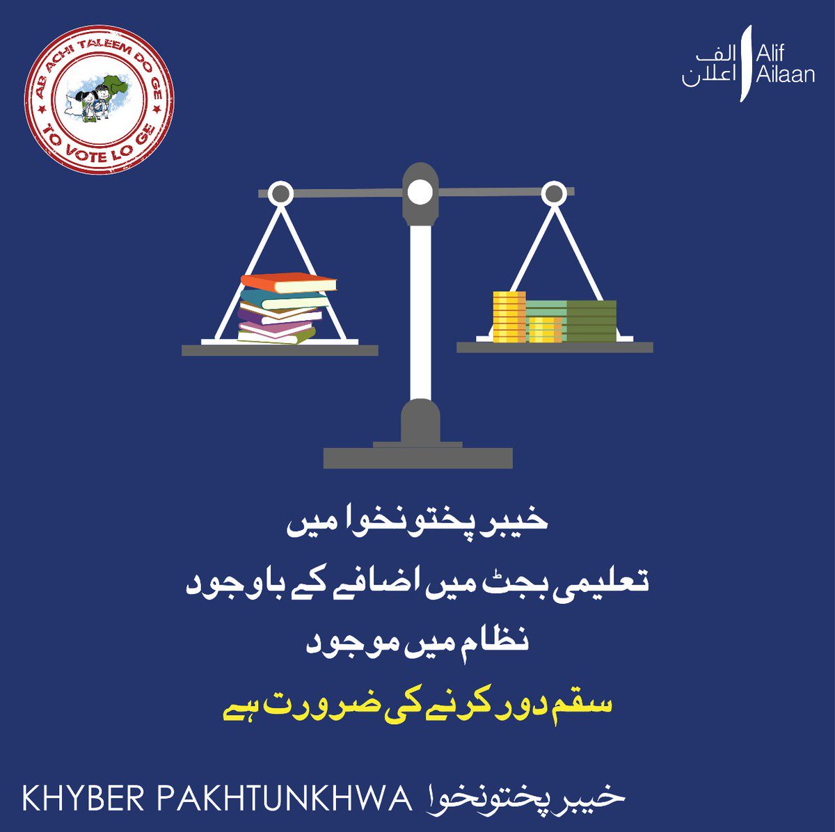 AlifAilaan's tweet photo. حکومت کو مزید مڈل اور ہائی اسکولوں کی تعمیر پر توجہ دینا ہوگی تاکہ بچے پرائمری کے بعد اپنی تعلیم جاری رکھ سکیں، یہ بات بھی قابلَ غور ہے کہ شعبہِ تعلیم کے لیے جاری رقم درست اور شفاف انداز میں خرچ ہو.

مزید پڑھیے: https://t.co/rEyKqmfi8s

#TaleemiBudget #KPEducation #TaleemDo https://t.co/SoKioOfTQv