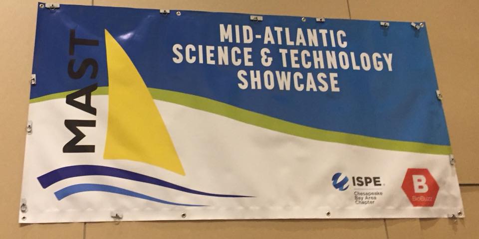 IntegratedPS_US's tweet photo. We are showcasing at the Mid-Atlantic Science and Technology Showcase today! Stop by our booth for some goodies and to learn about our work. #MAST2018 https://t.co/sra4bJa87M