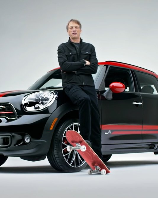 Thunder_Inc's tweet photo. Wishing #TonyHawk a happy 50th this week!! Speaking of the big 5-0, here he is in a #MINIcooper spot shot here for #SuperBowl50 π
#DefyLabels #BMW #ShotatThunder https://t.co/K1RxKcgI5W