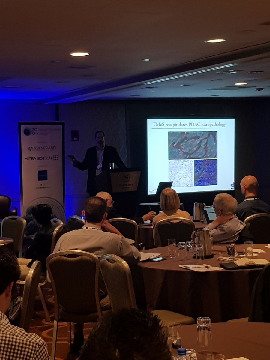 PREDiCT_Models's tweet image. A fascinating presentation from @dangville on the development a new #3Dmodel  done in collaboration with @HemoShear  for the study of #pancreatic #cancer and #NSCLC. Great to see the novel incorporation of tumor hemodynamics and biological transport  #3DOncology18