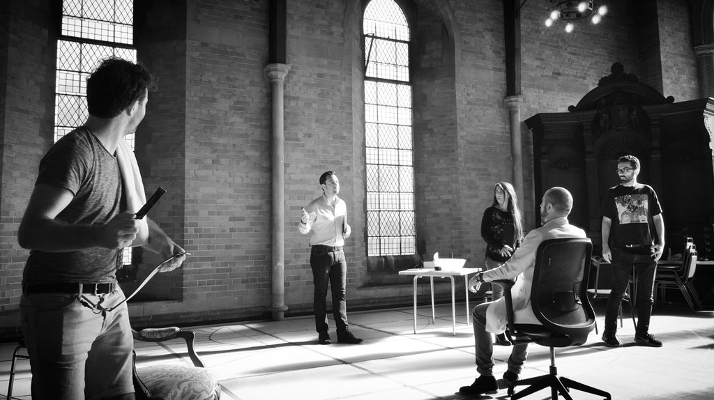 andrewdandrew's tweet photo. Great afternoon in the rehearsal room #barberofseville @GrangeFestival @Stephen7Barlow #johnirvin #josemarialomonaco #charlesrice #davidsoar #riccardonovaro #davidparry https://t.co/ndDQXVtq5M