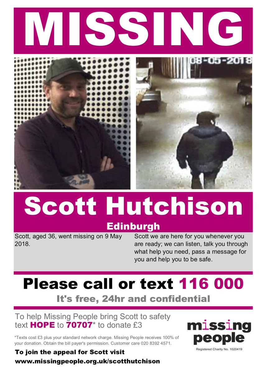 If you see this Scott, please call this confidential number (116 000) to talk to someone. We just want you to feel better and safe and fully understand if you need time to yourself right now. We are worried and we love you so so much.