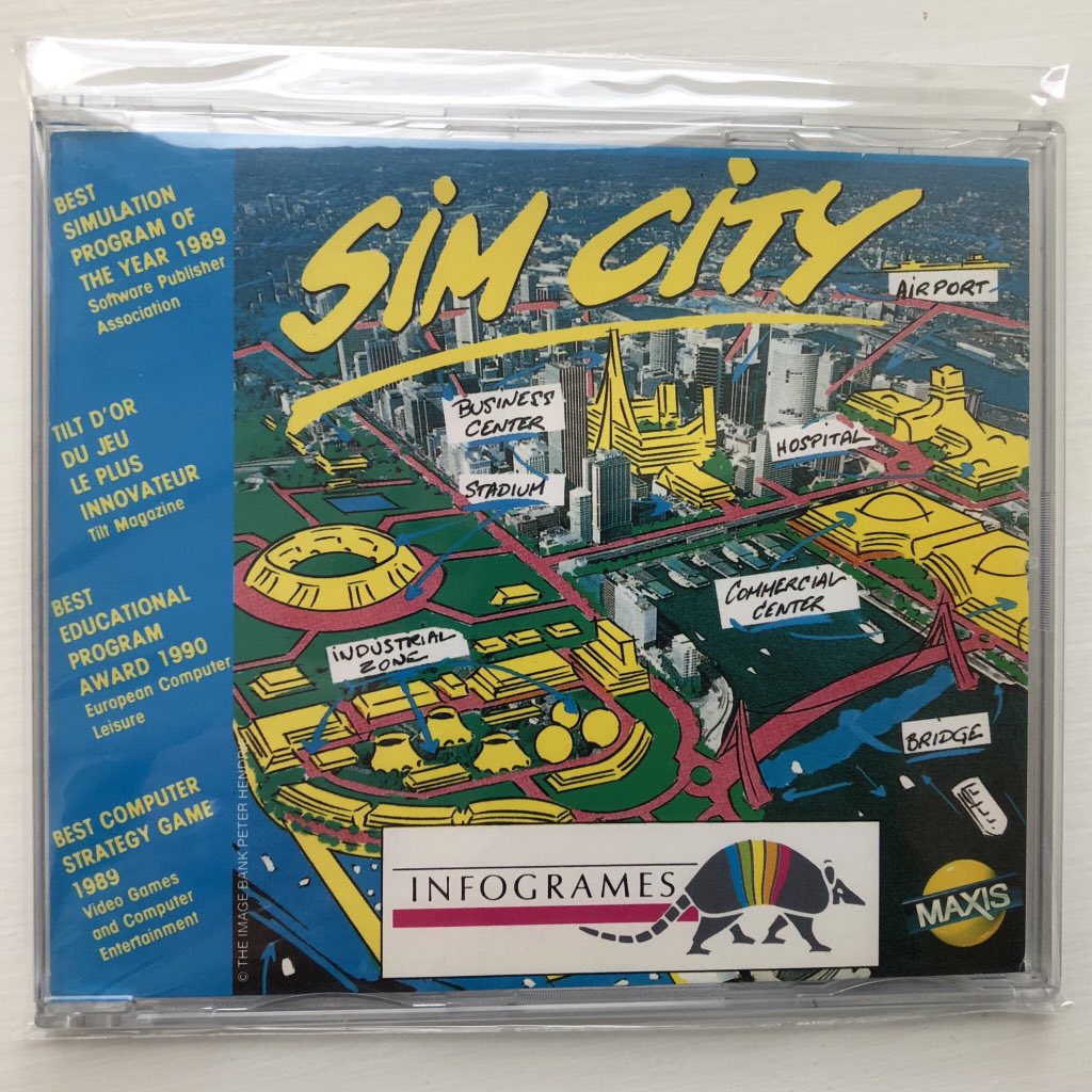 Weheartboxart On Twitter Title Simcity Year 1989 Platform Amiga