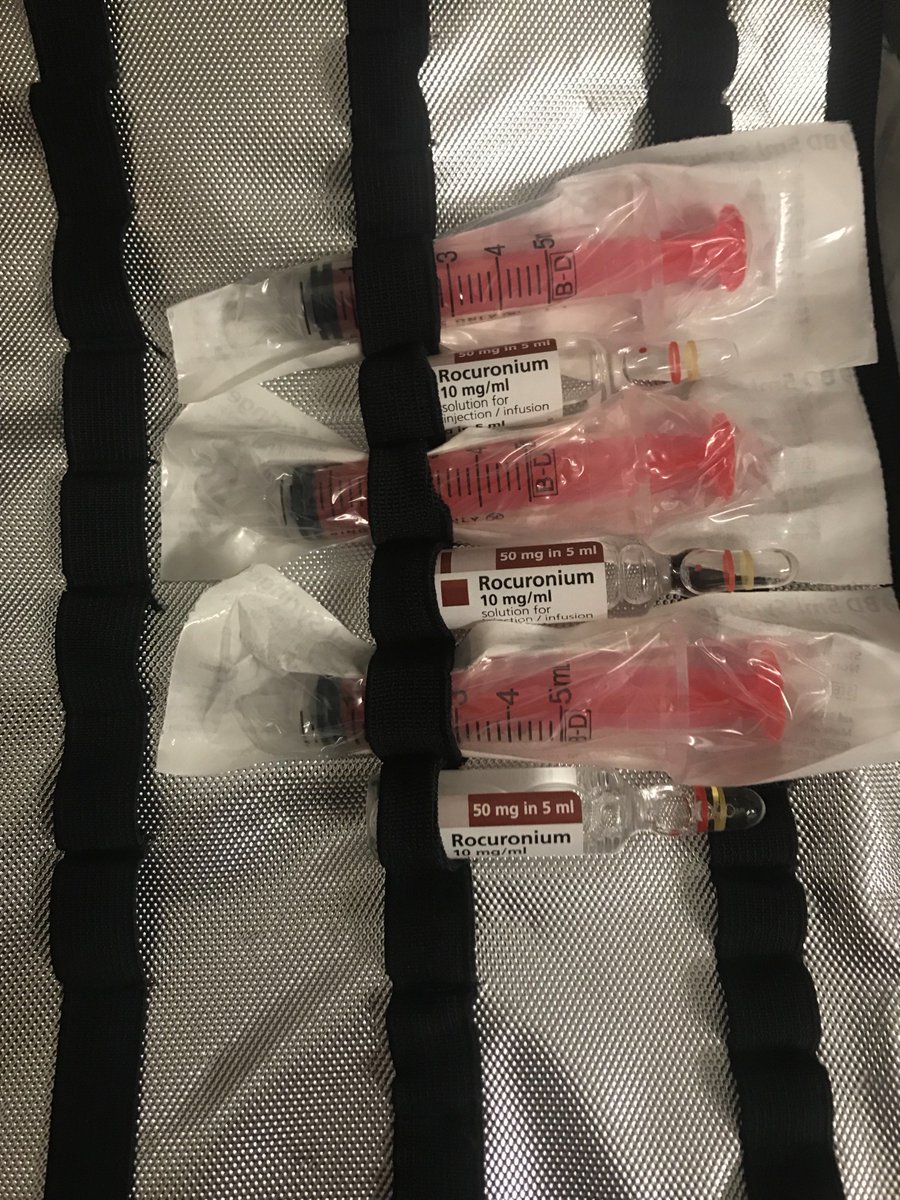 Coxy997's tweet photo. Red plunger patient safety initiative for neuromuscular blockers (NMB) @icu_portsmouth Aiming to demonstrate improvements in NMB medication delivery during emergency and routine intubations, and transfers. Phase 2 for the Emergency Grab Bags: https://t.co/q00CSsNABZ https://t.co/MFiaNg5h23