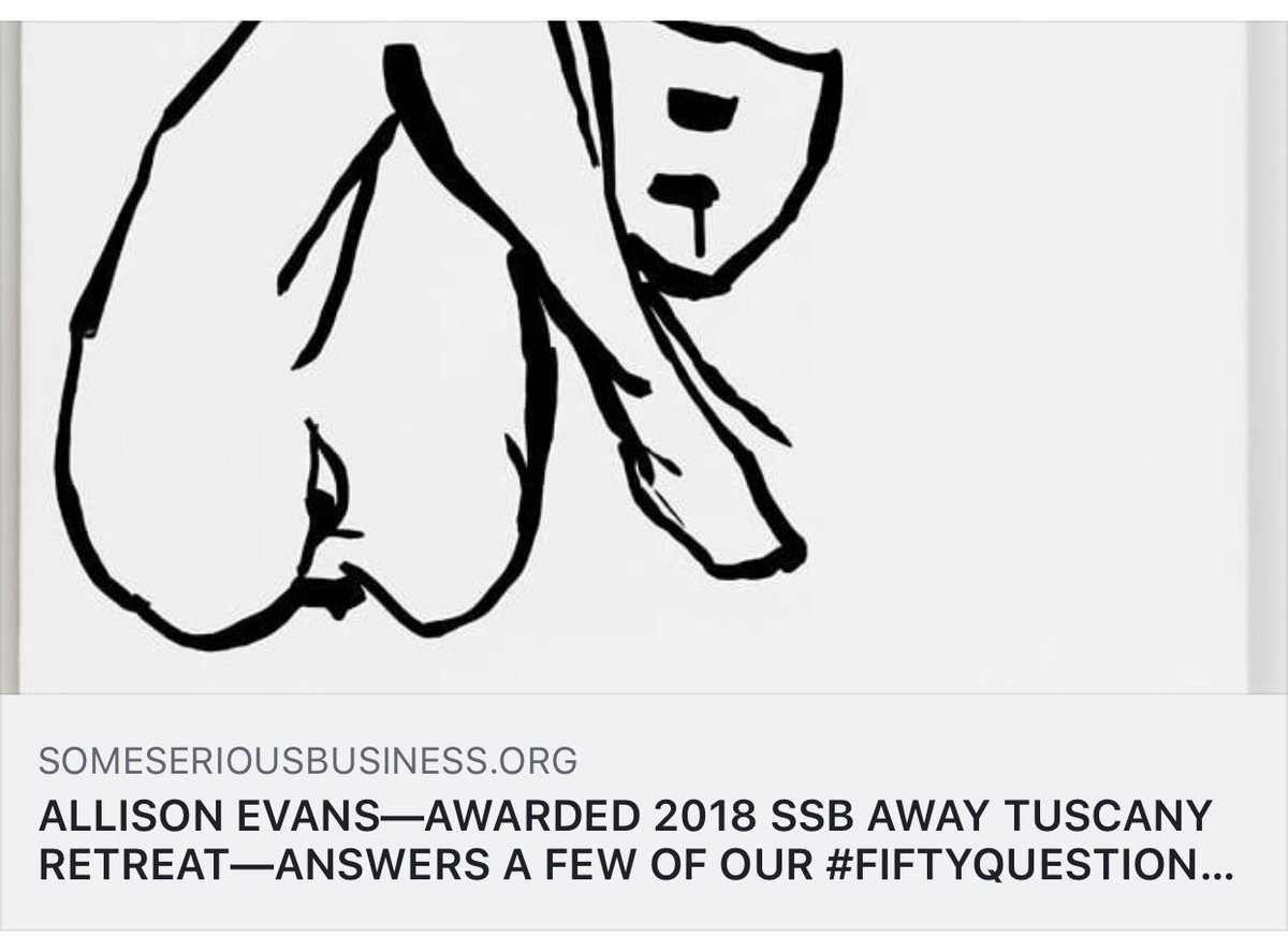 SSBpresents's tweet photo. New on the blog! Congrats to #SSBAWAY's newest artist Allison Evans! Allison answers a few of the #FiftyQuestions before heading off to the Tuscany Retreat. 

#someseriousbusiness #artistfirst #ssb #travel #retreat #ntsos

https://t.co/Hig61dFF4p https://t.co/iduxXDKjSy