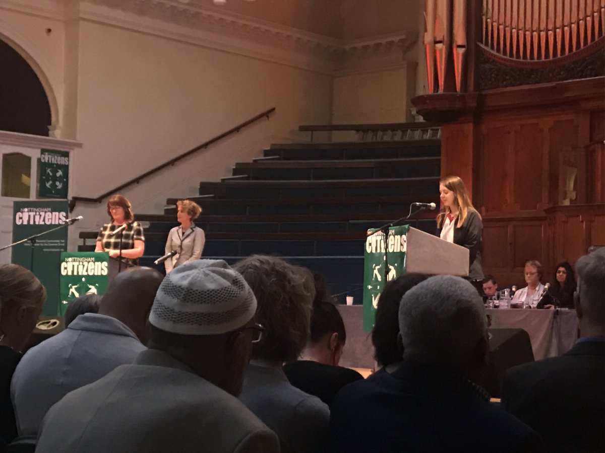 SANotts's tweet photo. Abi Pitt from the Salvation Army launching the new https://t.co/mhSLDEItCO #slaveryfreenotts https://t.co/cpJxBwc0um