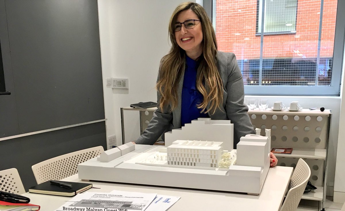 HadeelSafaa's tweet photo. Real physical models can never be completely replaced by #BIM !! Happy to see our new #ECB2 model for Coventry University designed by @BroadwayMalyan Architects :) #NewProject #CUEstates #Modelling #Nostalgia https://t.co/Qxu8garRXT