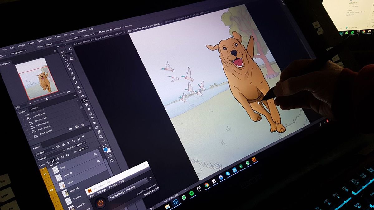 CuddlePuncher's tweet photo. Thanks for sharing your gorgeous dog pics! Here's our next print in progress in the CP studio. Whose labrador loves the park? We'd love to see more pics!
#shareyourpoochpics #dog #dogs #lovedogs #labrador #parkrun #dogowners #doglovers #welovedogs #running #walkies #cuddlepunch https://t.co/fQrv9Uss7k