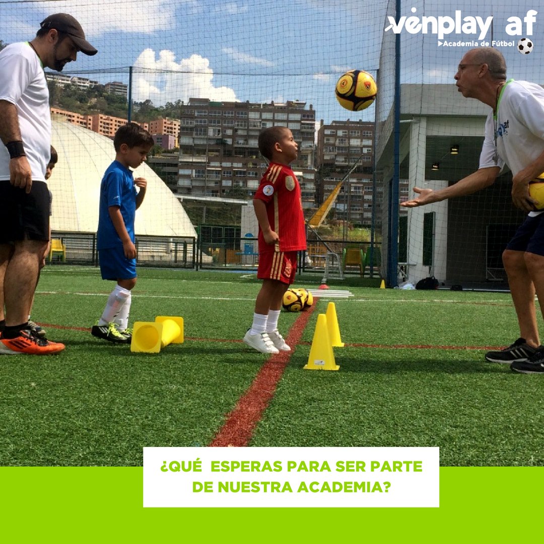 infovenplay's tweet photo. ¡Corre a inscribir a tu pequeño en nuestra academia!.  Disfrutará no solo de una tarde de fútbol, sino de aprender todos los conocimientos sobre este deporte.

#venplay #venplayers #sientelaenergia #academiavenplay #futbol #diversion #cool #caracas https://t.co/QQaxTuOOoL