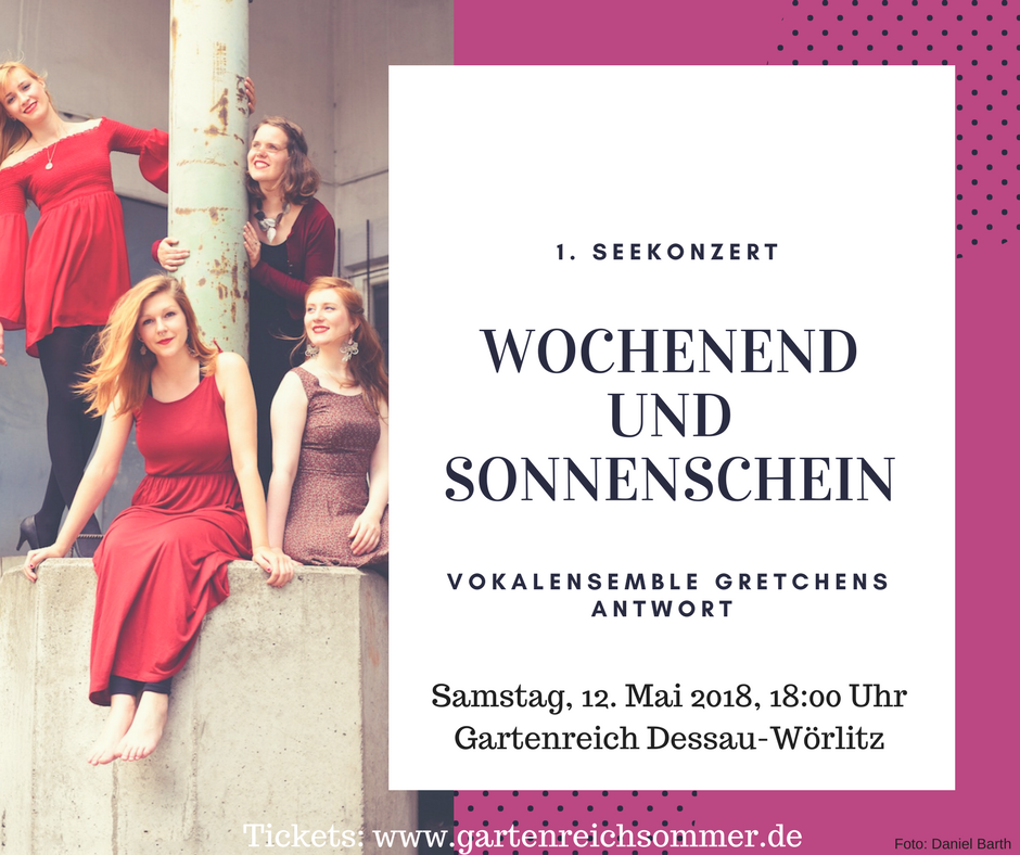 CmReimann's tweet photo. Morgen geht's los mit dem ersten Seekonzert! Das Ensemble Gretchens Antwort lädt zum „Wochenend und Sonnenschein“ ein. Karten sind noch verfügbar! https://t.co/2xH5MlGOl1 https://t.co/VLgCzovwHR