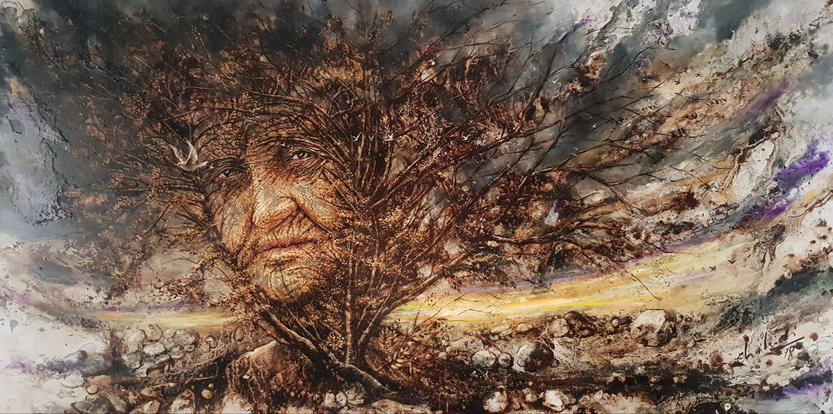 ChahidiArt's tweet photo. [Voyage d'automne] 
Taille: 200cm x 100cm / Technique mixte sur toile / Date: 2018
https://t.co/4h47PRnckB #Art #Chahidi https://t.co/WmnTKXv5ki
