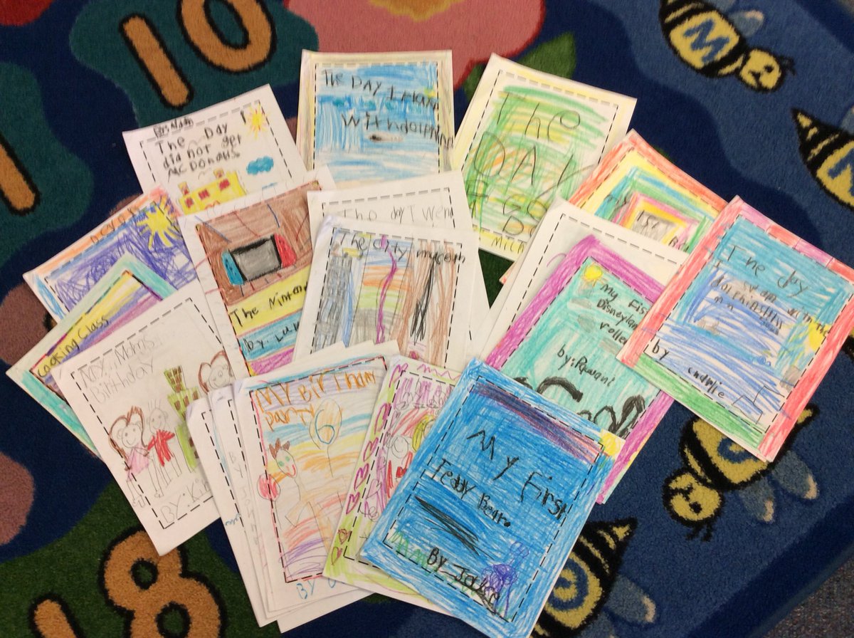 SAkinderPolich's tweet photo. Celebrating our Personal Narratives!! #writersworkshopfun https://t.co/h578F7xZ3E