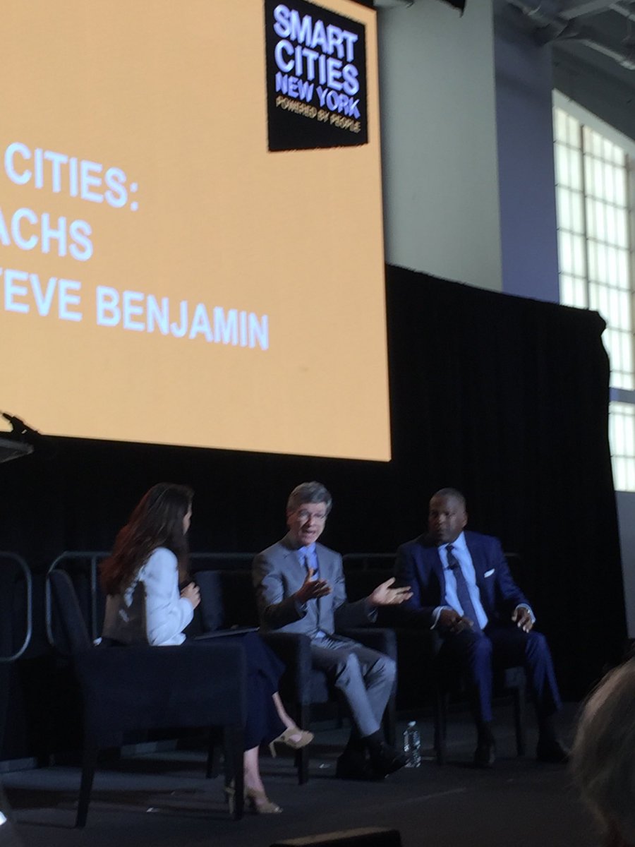 ZonerApp's tweet photo. Zoner team with Jeffrey Sachs and Mayor Steve Benjamin at Smart Cities NYC. https://t.co/agVyT40b7p