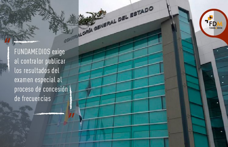 Ha pasado más de un mes desde que la #Contraloría anunció que daría lectura al informe especial sobre el #ConcursoDeFrecuencias. Todavía no existe ningún pronunciamiento oficial ⏱.
➡️ bit.ly/2rwqE8s
#InformeFrecuenciasYA