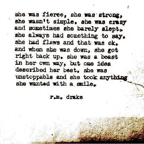 Almost three decades of 'life' summed up in a little more than 3 terrific sentences. Thank you <a href="/rmdrk/">R. M. Drake</a> for these thrilling #ThursdayThoughts 💖