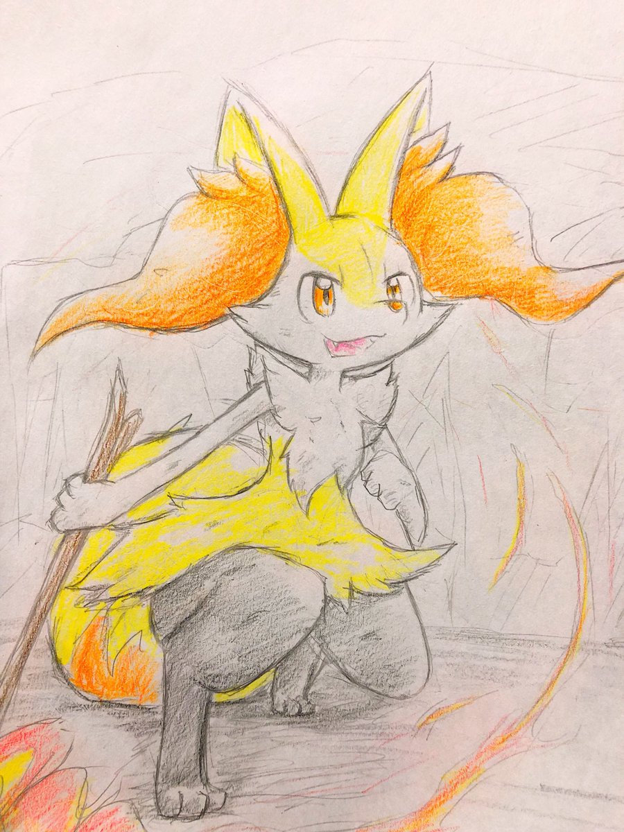 eiroru7's tweet photo. 誰かと戦っテールナー #週1てなな https://t.co/3UYmz1vUg9