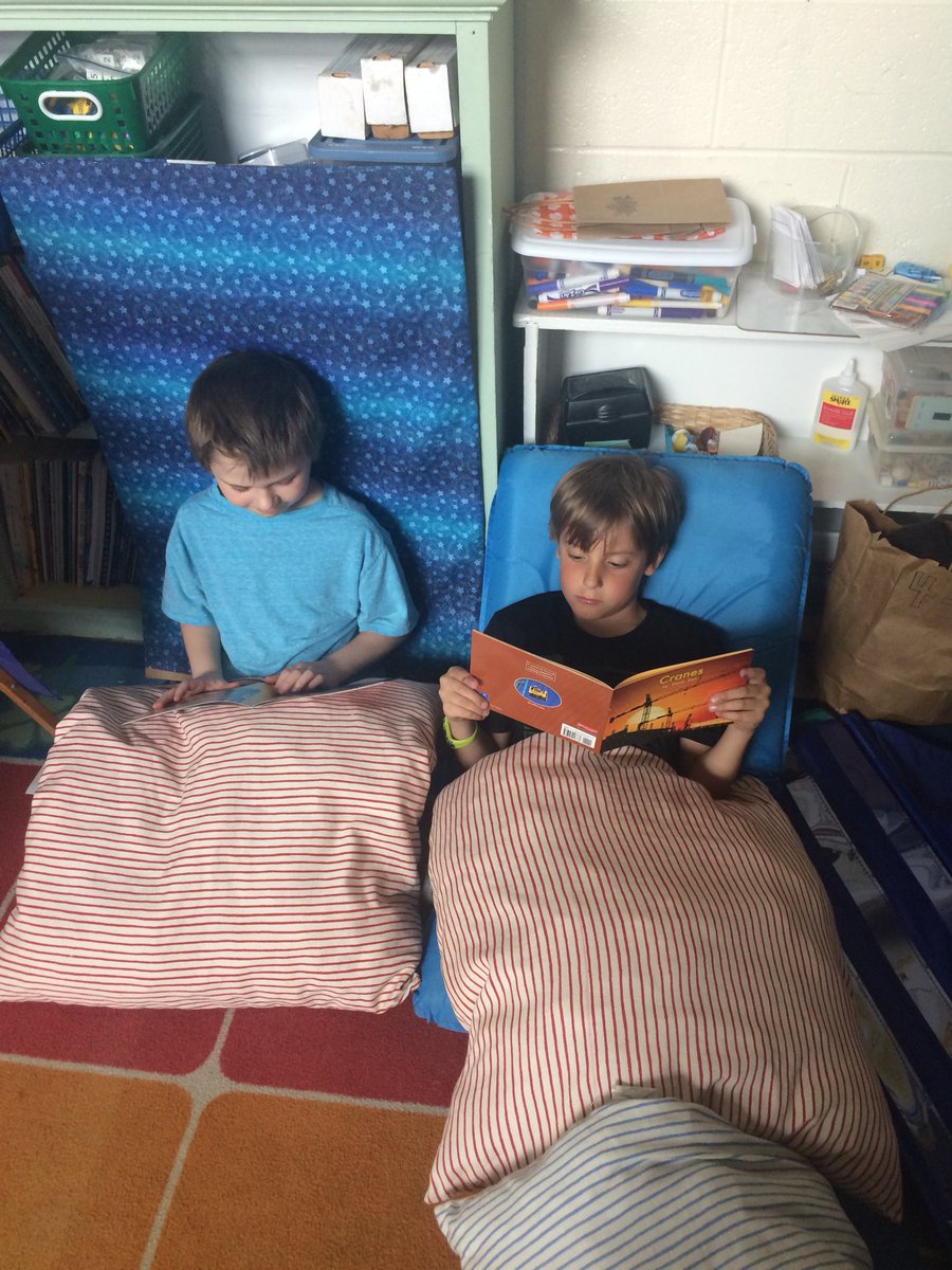 Reading and comfort go hand in hand. #fwsu