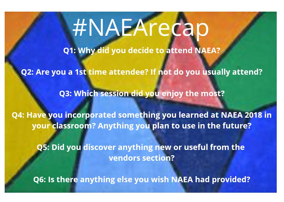 CobbVisualArts's tweet photo. Calling all Art Teachers! Let’s share how we used what was learned at NAEA this year! Join @artbratt &amp; me next Tuesday, May 15th at 8 pm EST!#NAEArecap #cobbartrocks #artsedga #K12artchat https://t.co/Fphw57b86u