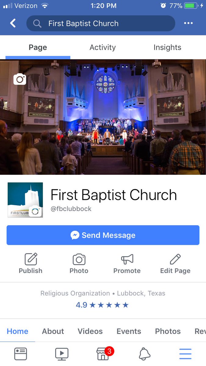 First Lubbock tweet media