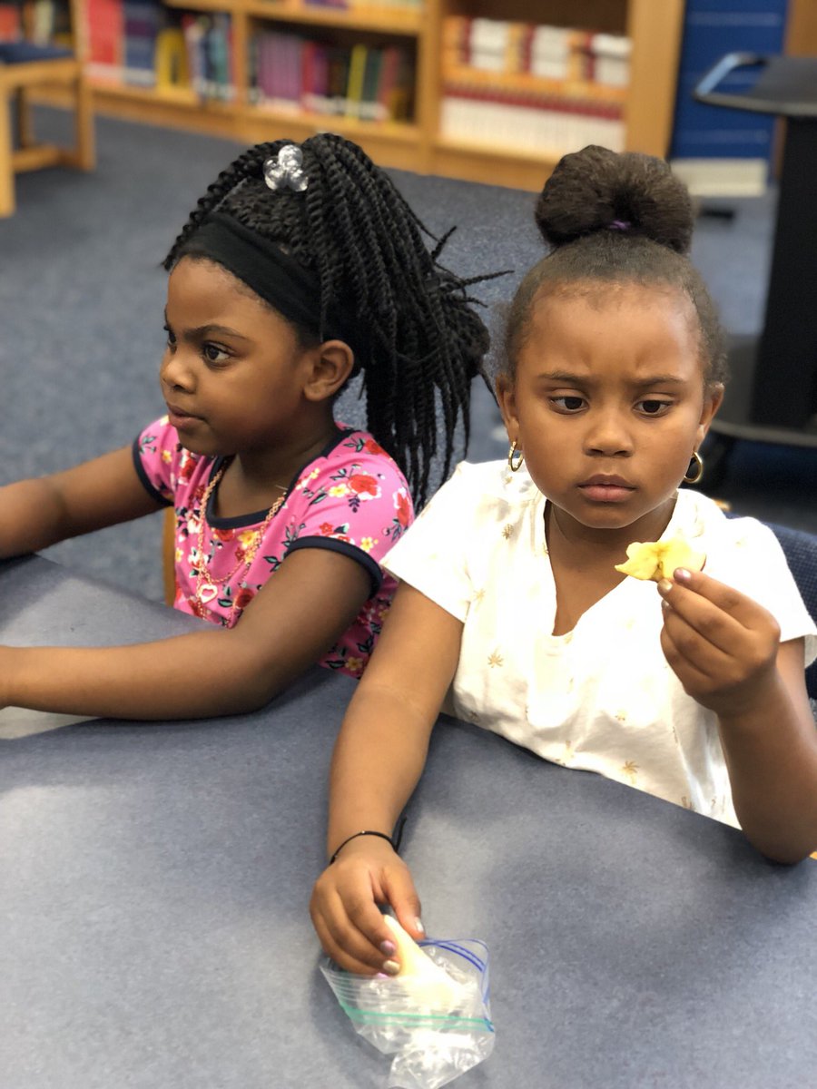 thepencilpoints's tweet photo. 😂😂These kiddos are NOT apple chip fans but they tried them anyway! #ColorMeHealthy #RESknights https://t.co/QFpkdoFRd1