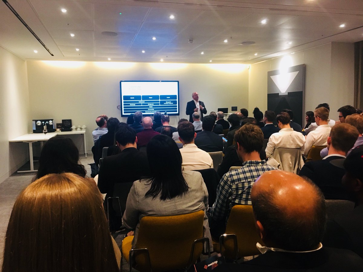 sweetbridgeemea's tweet photo. @jscottnelson speaking at the #London #Sweetmeet tonight announcing our accounting protocol https://t.co/9AORfGXJ1U