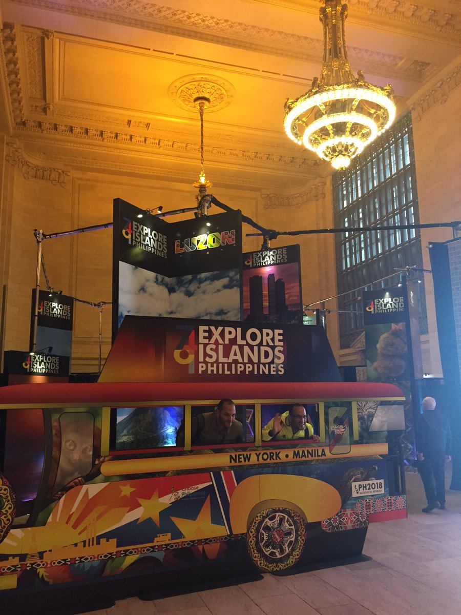 philippinesusa's tweet photo. VISIT: #ExperiencethePhilippines right in the heart of New York City. Vanderbilt Hall, Grand Central Terminal, 9-12 May 2018. @usphilsociety https://t.co/KkFxYQsqUn