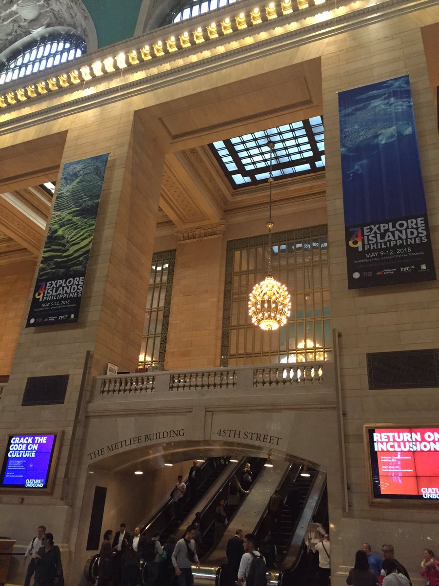 philippinesusa's tweet photo. VISIT: #ExperiencethePhilippines right in the heart of New York City. Vanderbilt Hall, Grand Central Terminal, 9-12 May 2018. @usphilsociety https://t.co/KkFxYQsqUn