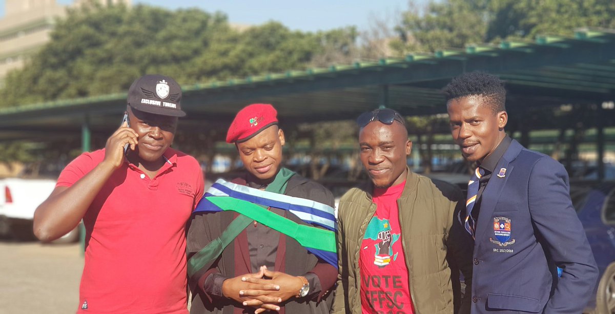 MaleselaThubags's tweet photo. We take this challenge of making education fashionable serious in the @EFFSouthAfrica , third degree conferred, CIC @Julius_S_Malema has given us direction!!! https://t.co/PMIrdovFEy