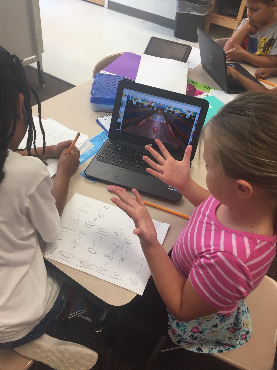 Chrome book fun in our BUILD stations. 
#subtractionaction #RISE