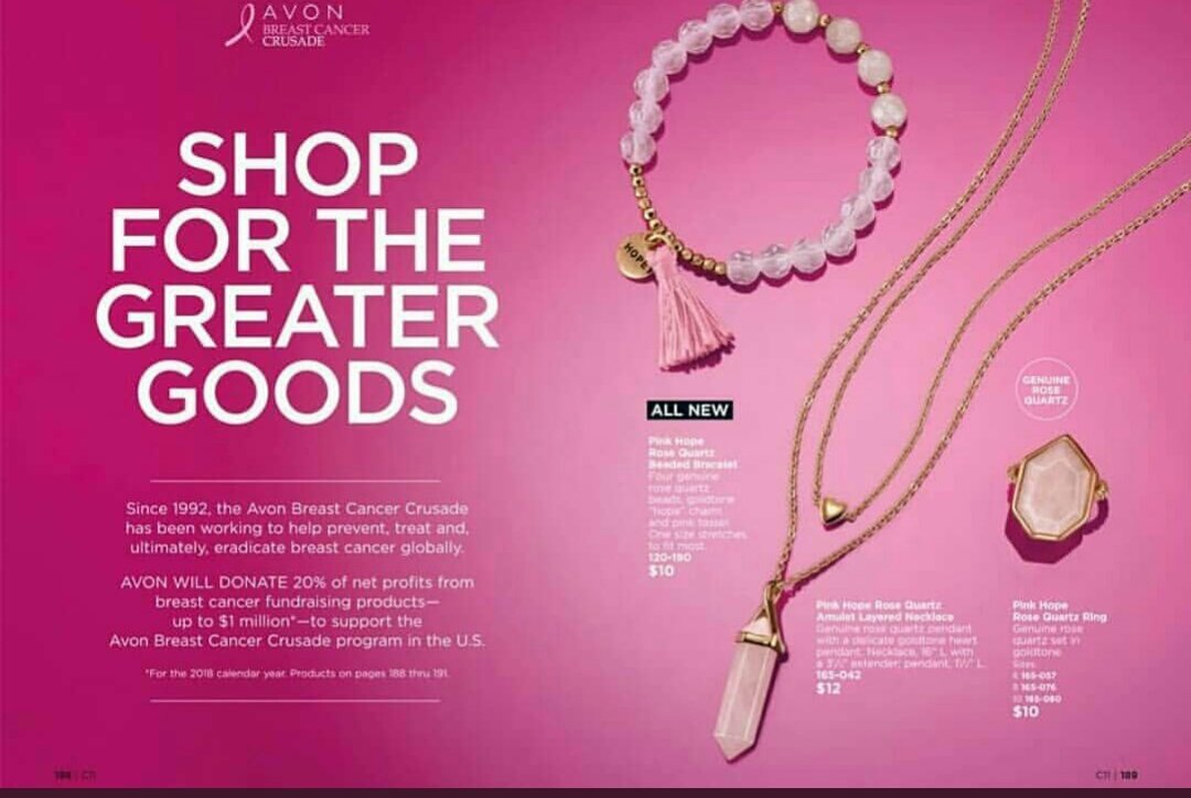 BeautyAvonLady's tweet photo. #Beauty with a #purpose I am #looking for 125,000 #people to make a $40 or more #purchase  #Start with a #cause  #Breast #Cancer 20% of #profits goes to #support I want to make #president #help make your #purchase https://t.co/f35rqNYXjo https://t.co/vronpmSjrU