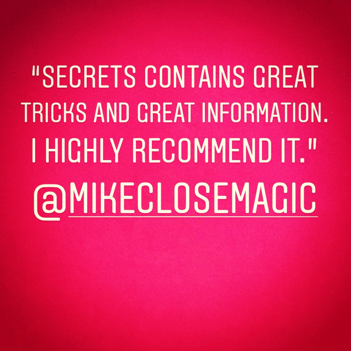 TVMagic's tweet image. 