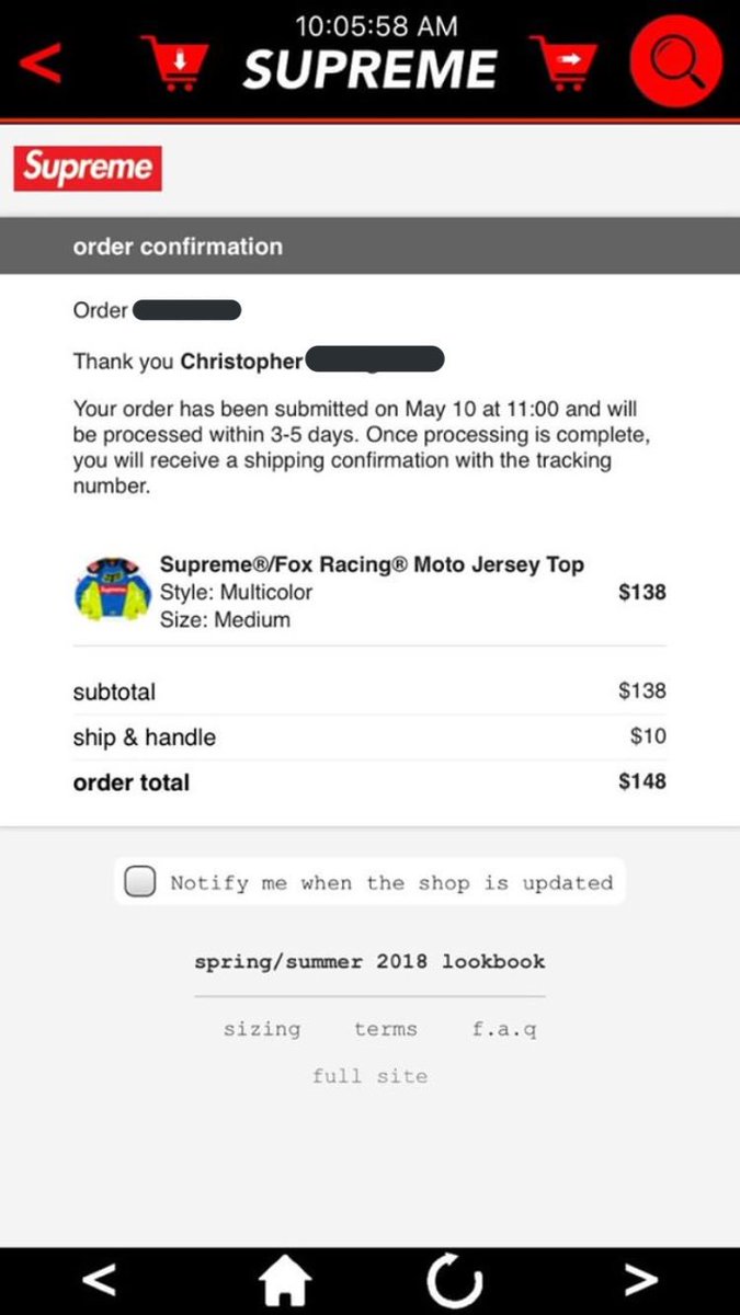 themacint0sh's tweet photo. Some W’s from this week #supremebot #supreme #aio #iosbot https://t.co/hlezj5nqlt