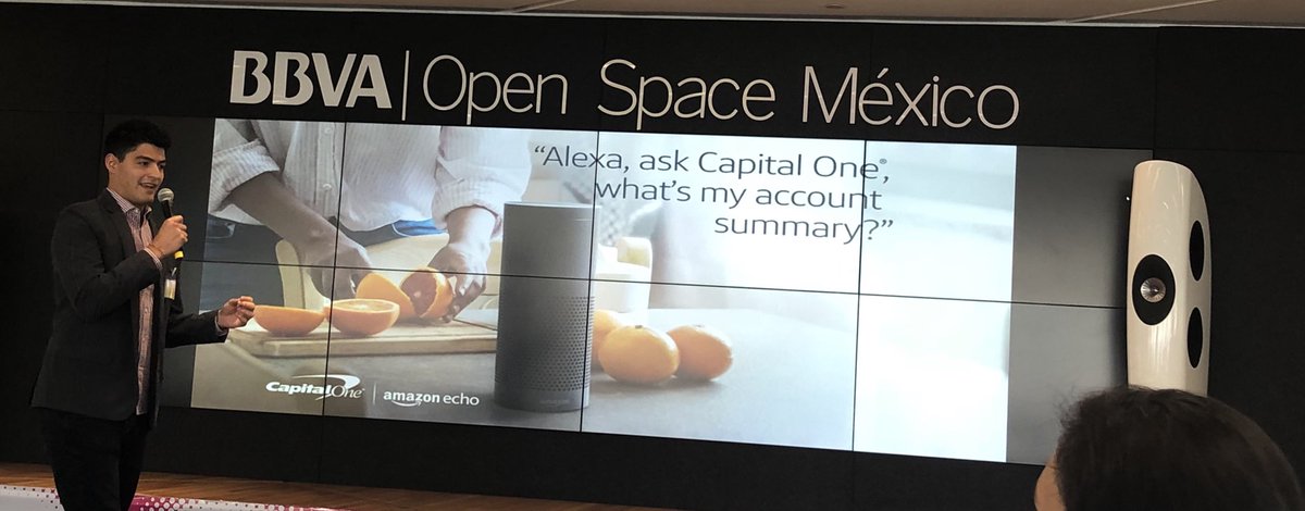 gbonalde's tweet image. Jesus, un millennial nos dice que no quiere pisar una sucursal bancaria, prefiere hacer cualquier operación bancaria a través de un asistente virtual como #Alexa #branchless