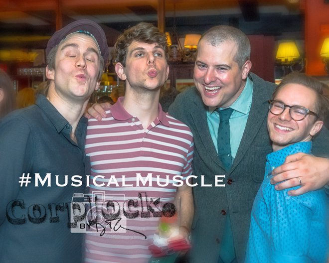 corpjock's tweet photo. #FBF to @BCEFA 2017 #BroadwayBets, returning to @SardisNYC this Monday May 14 2018. Here's @gavincreel @taytrensch @willburtonum #dtgramkee #corpjock #musicalmuscle https://t.co/kbG2fGNdh5