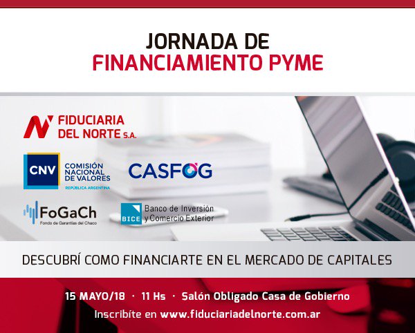 fiduciarianorte's tweet photo. 📢 📢 Vení a conocer nuevas alternativas de financiamiento en la jornada #PYME, organizada por #FiduciariadelNorte  junto a #CASFOG,  #FoGaCh y #BICE.‼️ https://t.co/0cnmtz4Zs6