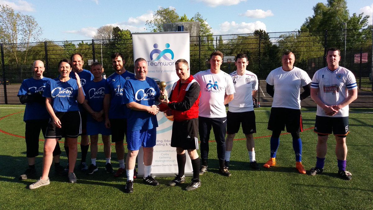 Excellent game between @CorbyPolice and @CorbyCSP. Thank you @TeamworkTrust